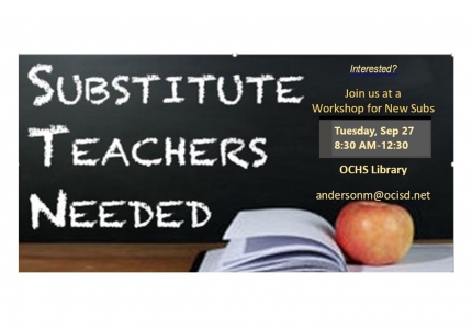 Photo depicting Substitute Teacher Training/Workshop Sept. 27